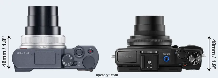 Compare C-LUX versus XZ-2 top