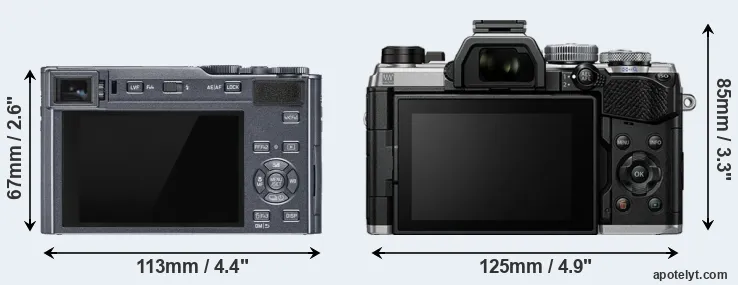 Comparison C-LUX or OM-5 rear