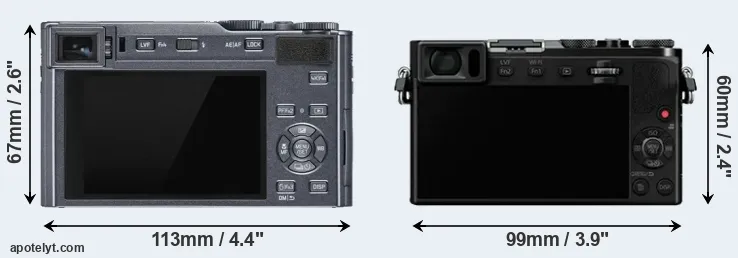 Comparison C-LUX or GM5 rear