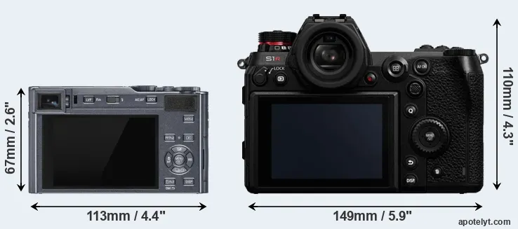 Comparison C-LUX or S1R rear