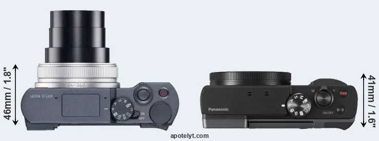 Compare C-LUX versus ZS70 top