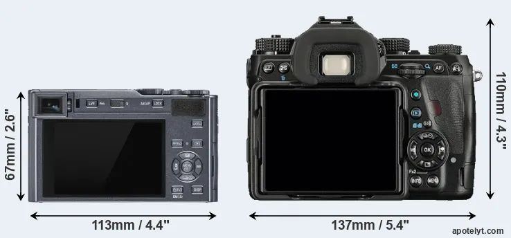 Comparison C-LUX or K-1 rear