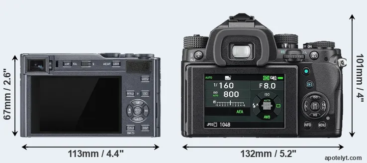 Comparison C-LUX or KP rear