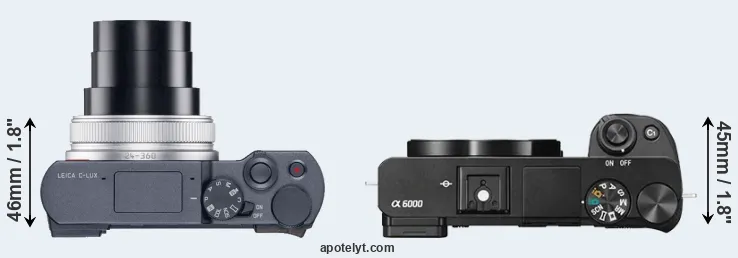 Compare C-LUX versus A6000 top