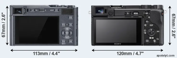 Comparison C-LUX or A6100 rear
