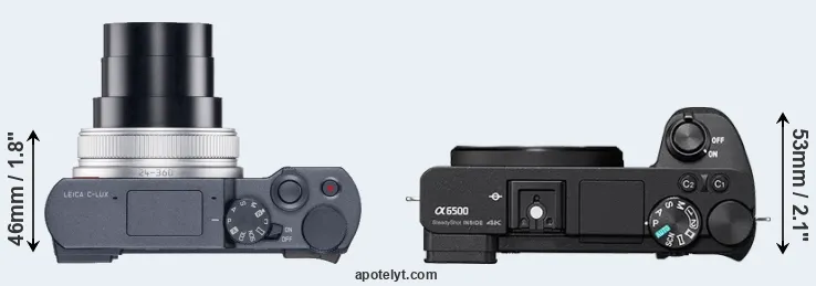 Compare C-LUX versus A6500 top