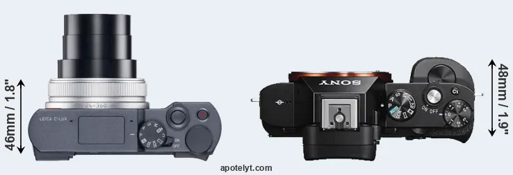 Compare C-LUX versus A7S top