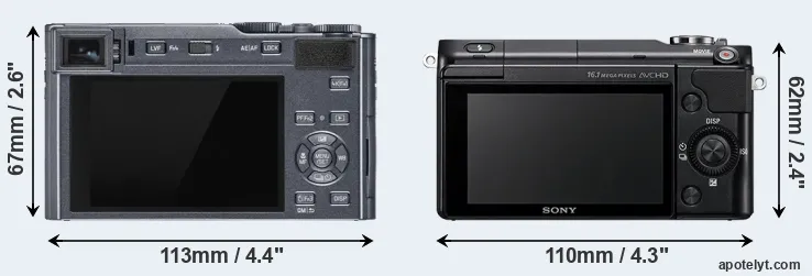 Comparison C-LUX or NEX-3N rear
