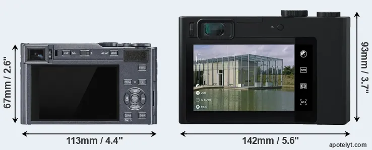 Comparison C-LUX or ZX1 rear