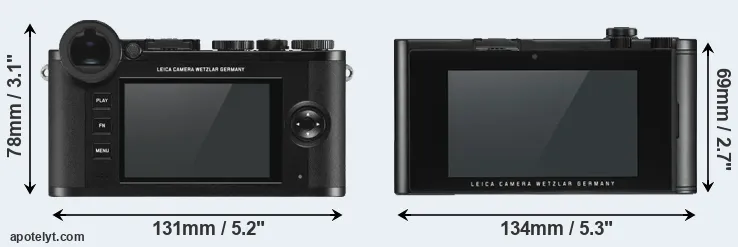 Comparison CL or TL2 rear