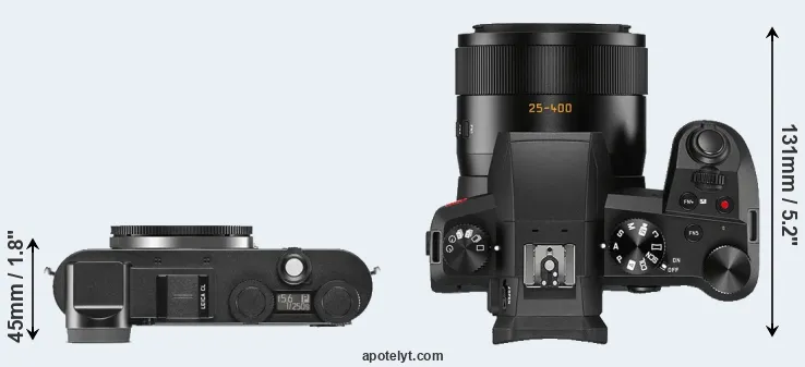 Compare CL versus V-LUX 5 top