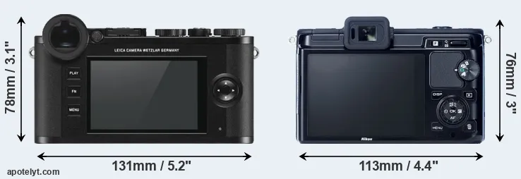 Comparison CL or V1 rear