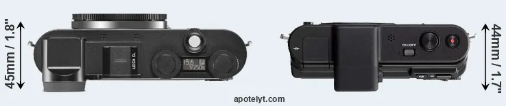 Compare CL versus V1 top