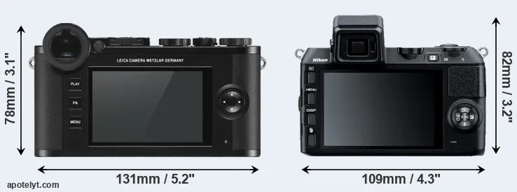Comparison CL or V2 rear