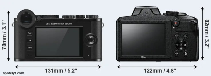 Comparison CL or B600 rear