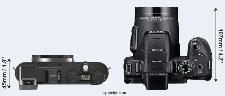 Compare CL versus B700 top