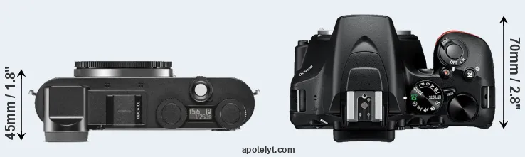 Compare CL versus D3500 top