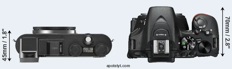 Compare CL versus D5500 top