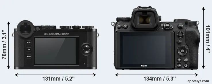 Comparison CL or Z6 rear