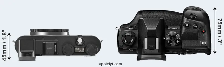 Compare CL versus E-M1X top