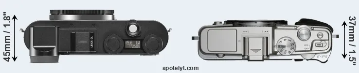 Compare CL versus E-P5 top