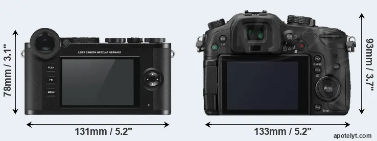 Comparison CL or GH3 rear