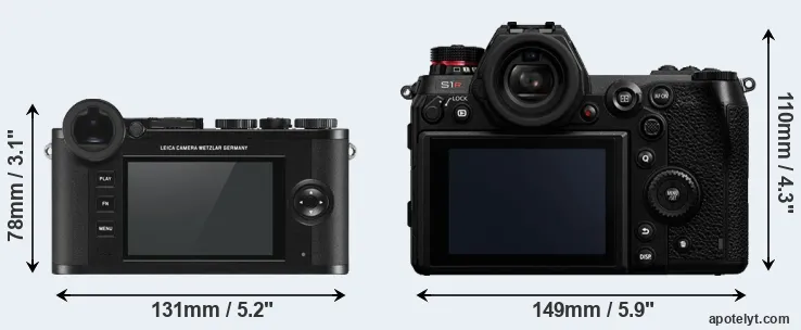 Comparison CL or S1R rear
