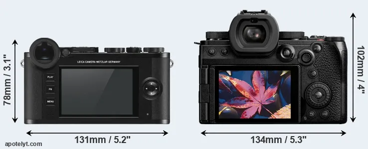 Comparison CL or S5 II rear