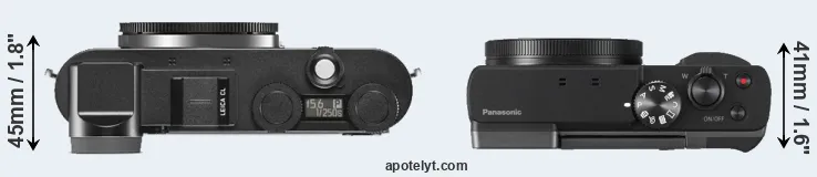 Compare CL versus ZS70 top