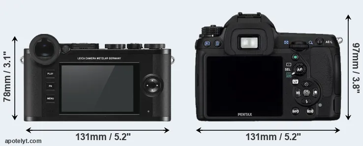 Comparison CL or K-5 rear
