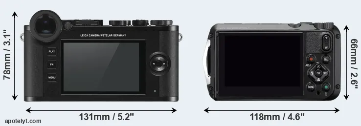 Comparison CL or WG-6 rear