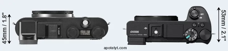 Compare CL versus A6500 top