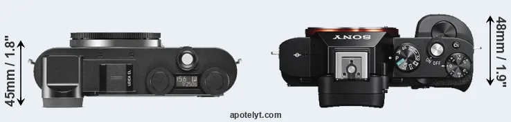 Compare CL versus A7S top