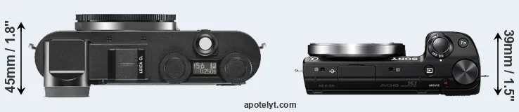 Compare CL versus NEX-5R top