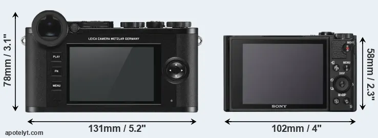 Comparison CL or WX800 rear