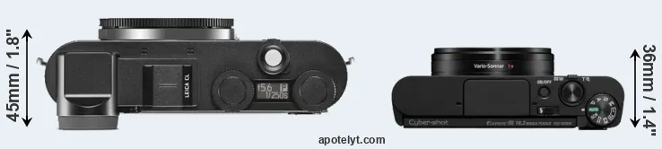 Compare CL versus WX800 top