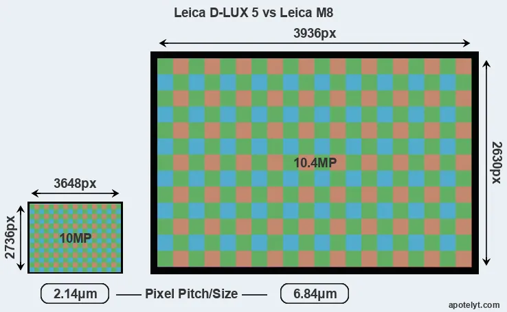 D-LUX 5 versus M8 MP
