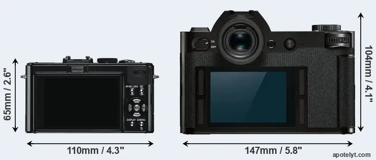 Comparison D-LUX 5 or Leica SL rear