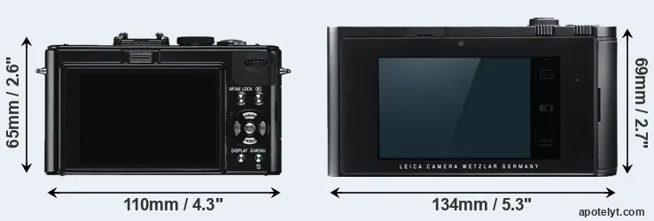 Comparison D-LUX 5 or T Typ 701 rear