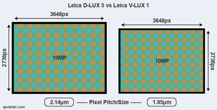 D-LUX 5 versus V-LUX 1 MP