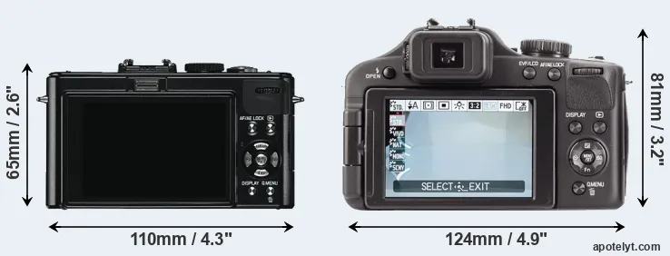 Comparison D-LUX 5 or V-LUX 3 rear