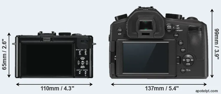 Comparison D-LUX 5 or V-LUX Typ 114 rear
