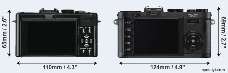 Comparison D-LUX 5 or X2 rear