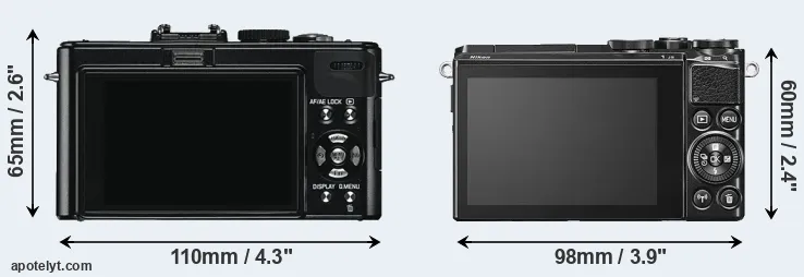 Comparison D-LUX 5 or J5 rear
