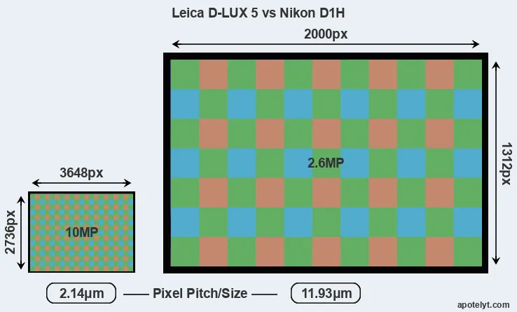 D-LUX 5 versus D1H MP