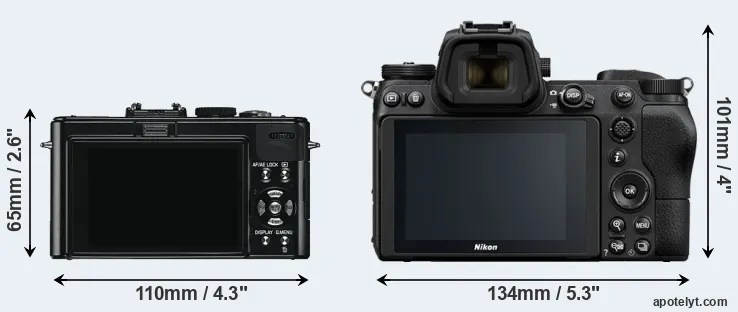 Comparison D-LUX 5 or Z6 rear