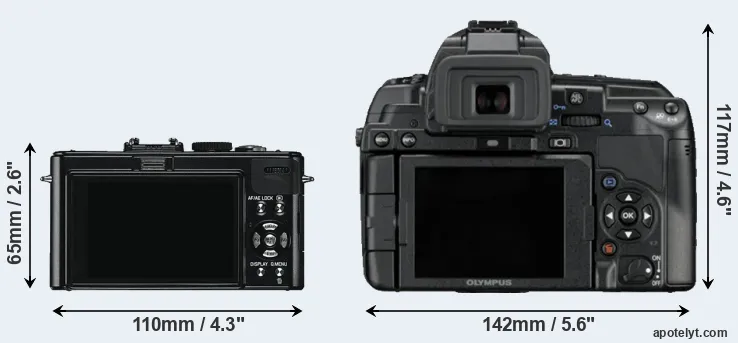 Comparison D-LUX 5 or E-5 rear