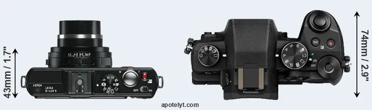 Compare D-LUX 5 versus G85 top