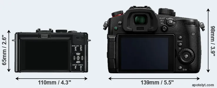 Comparison D-LUX 5 or GH5s rear
