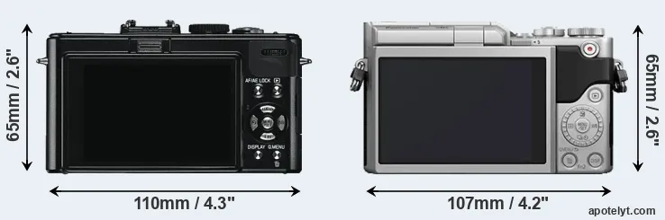 Comparison D-LUX 5 or GX850 rear